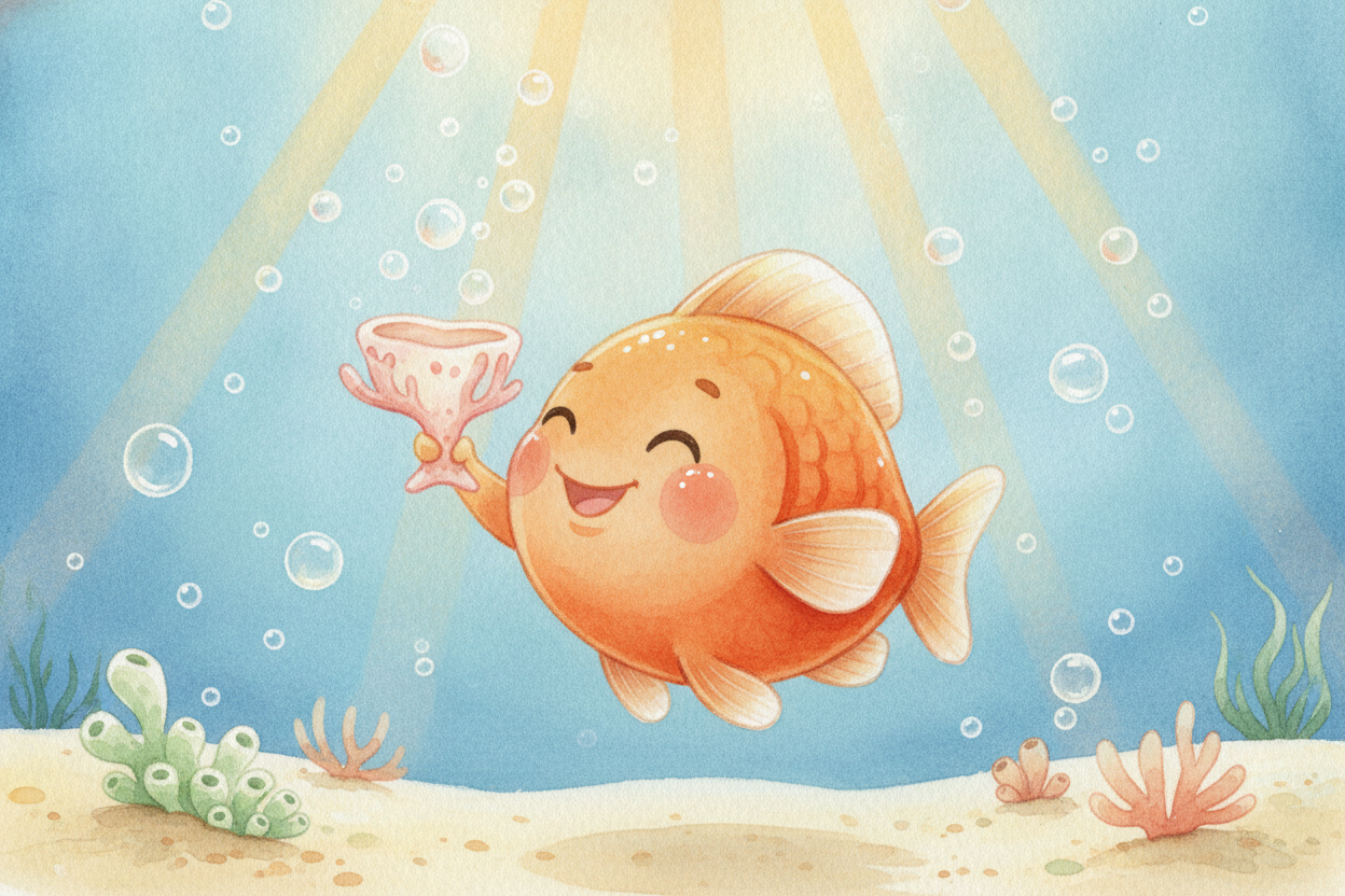 Next time someone smirks and says "fish can't be thirsty, they live in water," you get to smile and say, "~~Well, actual