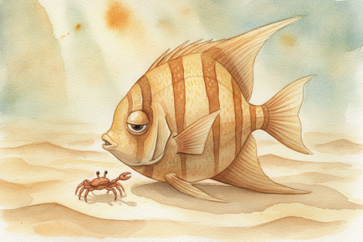 ~~Here's the tell-tale sign.~~ A resting fish goes still, its breathing slows, and it **stops reacting to little things