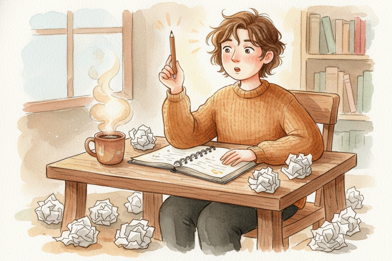 You hold a book in your hands — smooth pages bound together, words marching across them in neat rows. ~~But how did it g