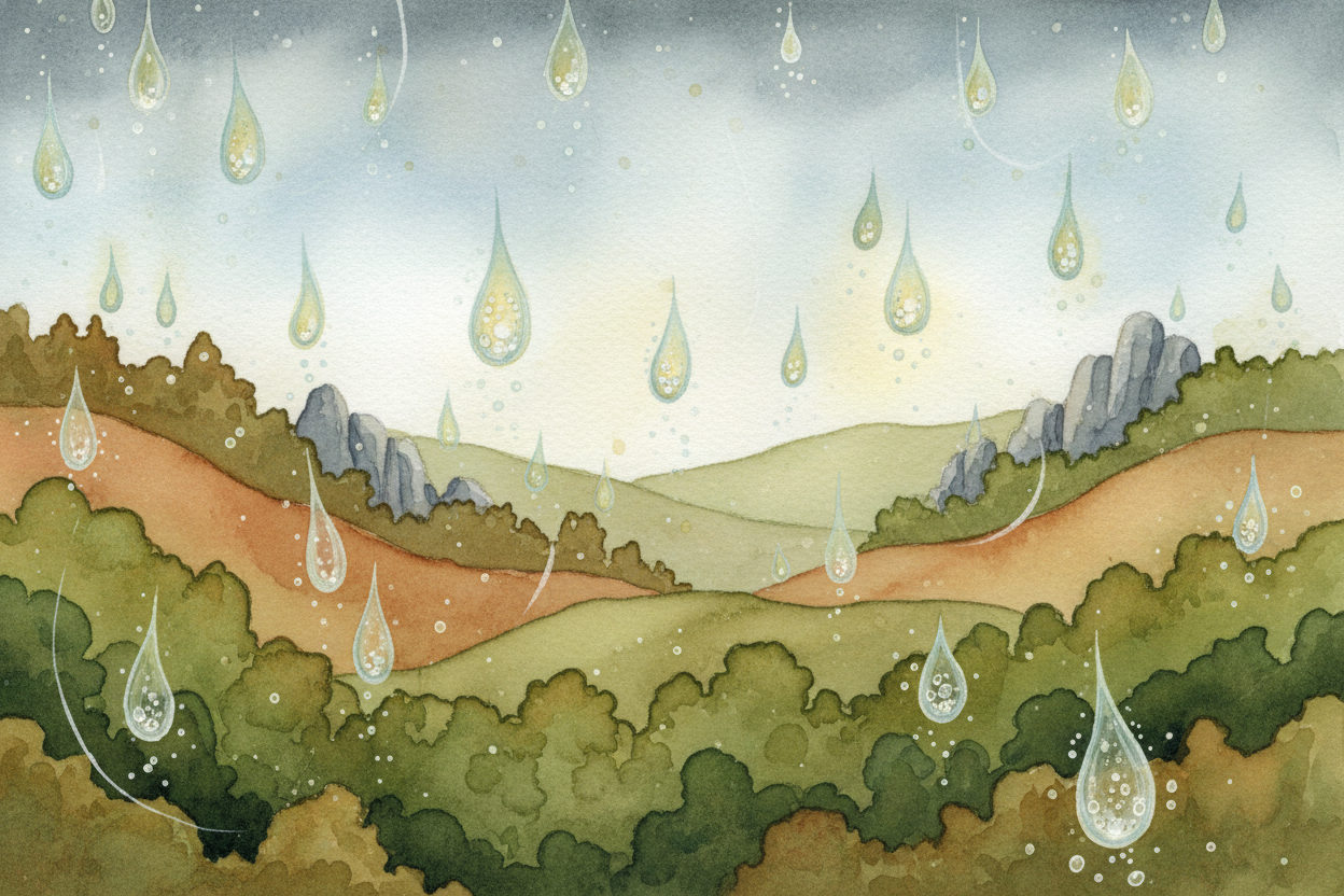 No one dug it. ~~The cave carved itself~~, **one raindrop at a time**, over millions of years. Rain is the patient artis
