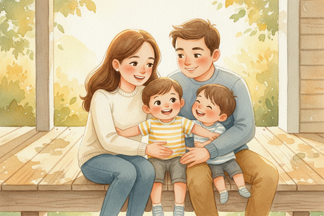 Have you ever noticed how a family can share the same nose, the same laugh, or the exact same shade of brown eyes? ~~Tha