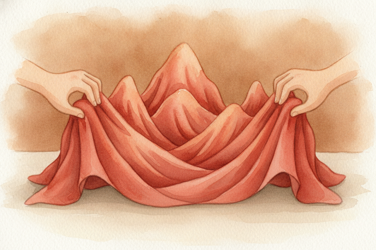 Sometimes two plates **push head-on**, straight into each other. The rock at the border has nowhere to escape — so it ~~