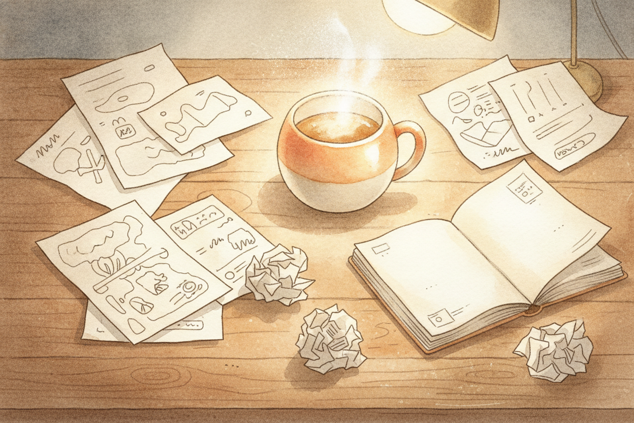 First, **the idea has to become words**. A writer sits down and turns the daydream into a screenplay — _a script that sp