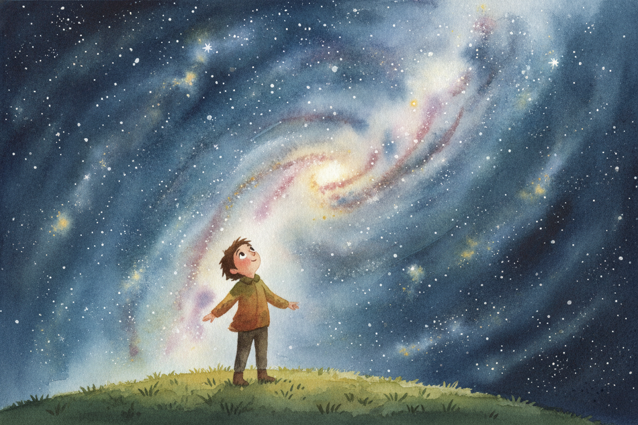 Here is a question that has been keeping humans up at night for thousands of years: ~~how big is the universe?~~ The hon