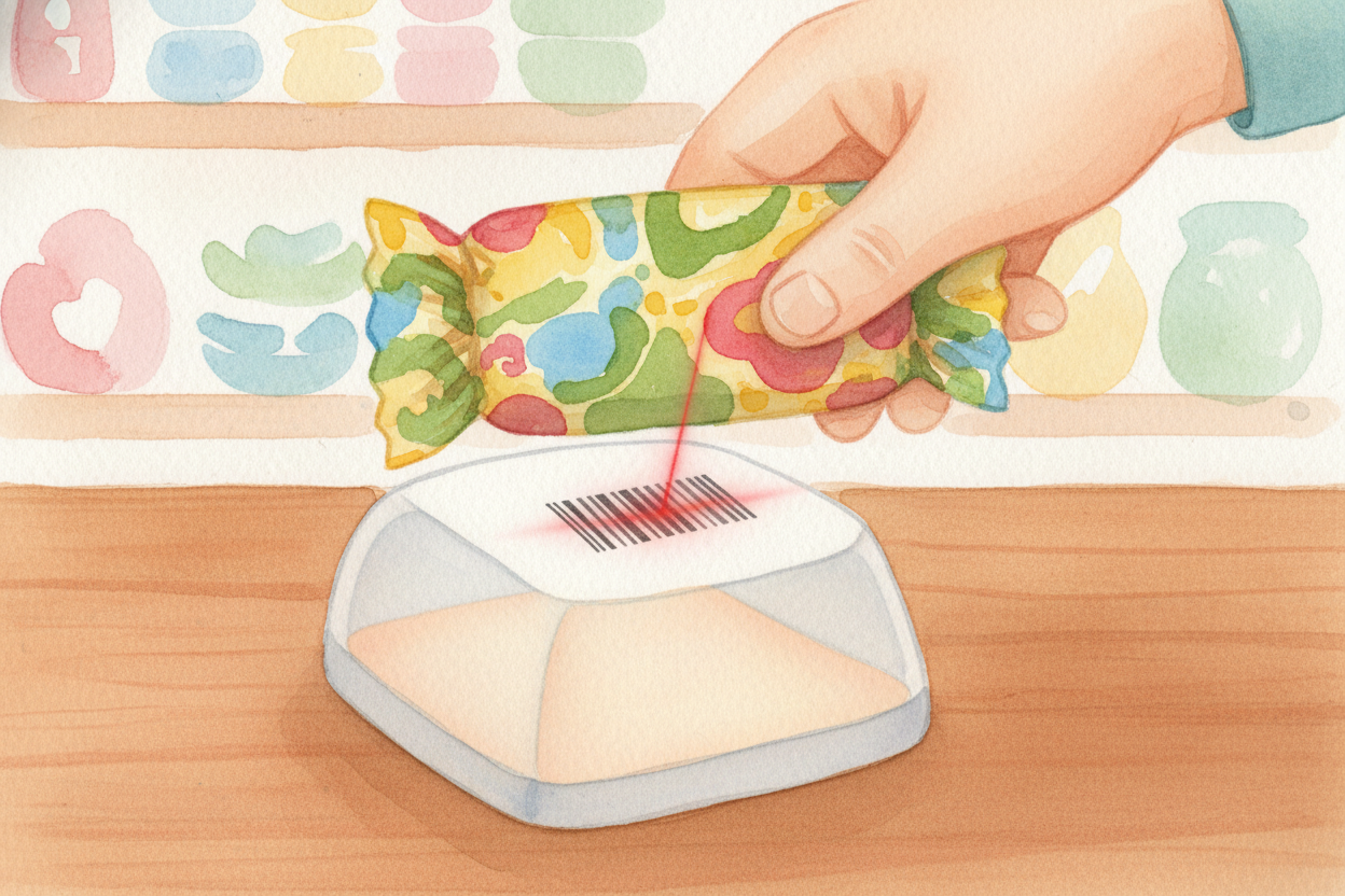 You scan a candy bar at the store — ~~beep!~~ — and the computer knows the price, the flavor, even how many are left in 