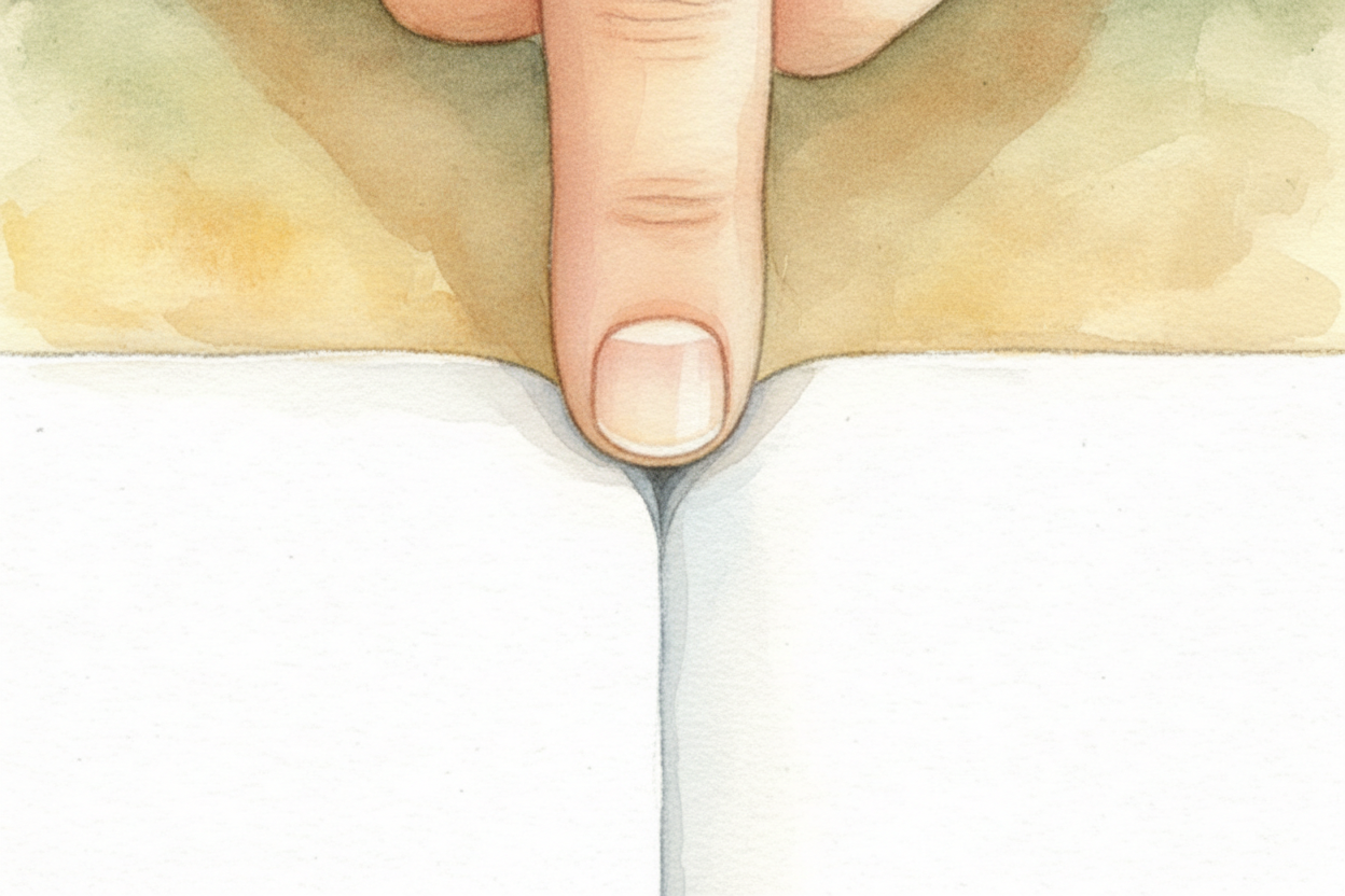 ~~Here's the secret:~~ paper is thin, but it's not magic. It **can't stretch like rubber or squish like clay**. The only