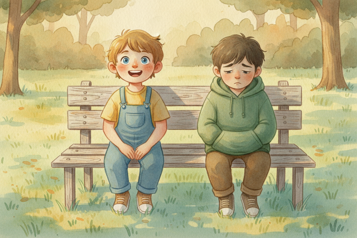 여기, 여러분이 매일 쓰면서도 알아차리지 못하는 **신기한 초능력이 있어요**. 다른 사람을 보기만 해도 _그냥..._ 그 사람이 슬픈지 알 수 있죠. 아니면 신났는지, 아니면 조용히 여러분에게 짜증이 났는지도요. 