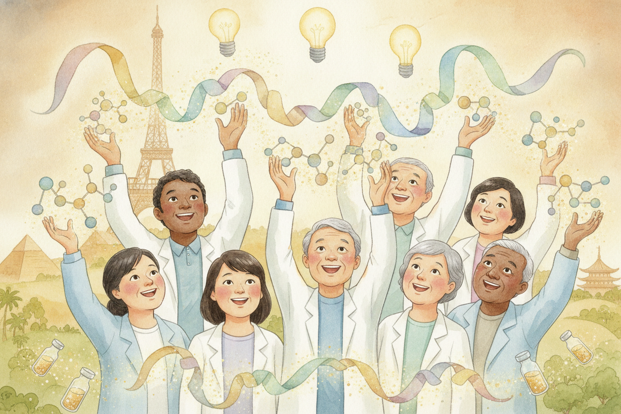 ~~그게 왜 그렇게 중요할까요?~~ 단백질의 모양을 알면 질병을 이해하고, **자물쇠에 맞는 열쇠처럼** 딱 들어맞는 약을 설계하고, 플라스틱을 치우는 효소도 발명할 수 있기 때문이에요. ++알파폴드++는 이 모든 