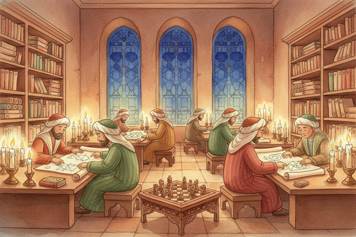 In Persia, the game got a new name: ++shatranj++. The rules shifted a bit — **the pieces moved differently**, the board 