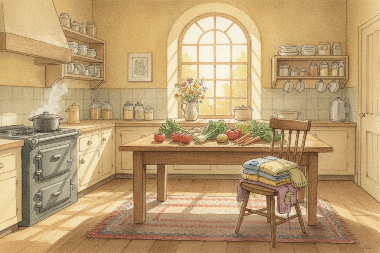 And through all of it, people **leaned on each other**. Neighbors *shared eggs and swapped coupons*. They _gathered arou
