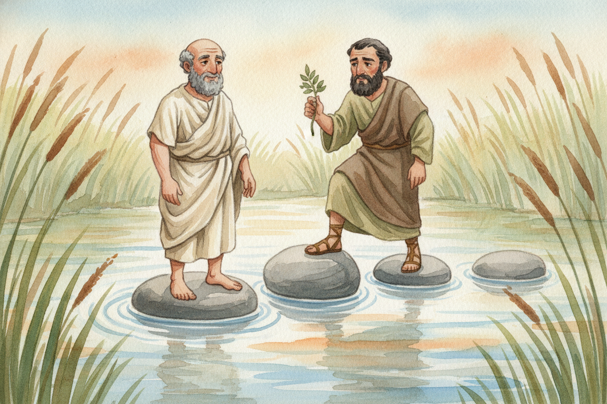 ++Aristotle++ also gave thinking its own rulebook, called logic. He showed how good reasoning works step by step: **if**