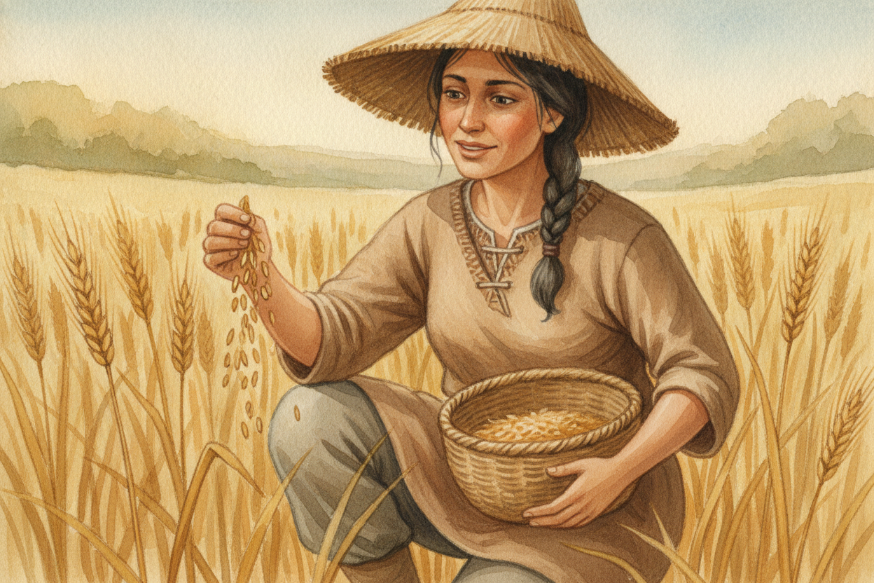 Hunter-gatherers were not clueless about plants. They were **walking encyclopedias**. They knew *which seeds were safe, 
