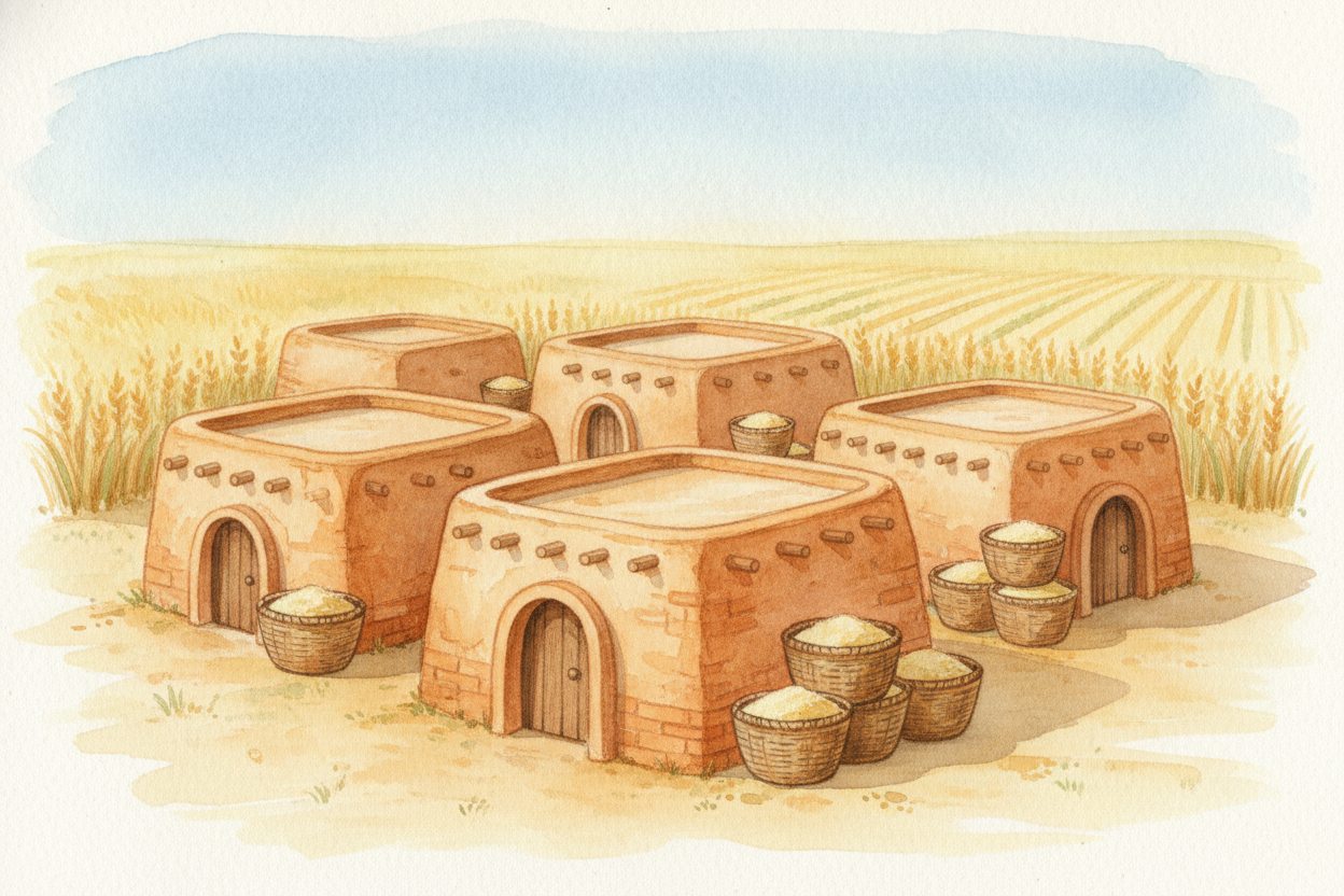 Farming changed the deal completely. ~~Before, you had to walk to your food.~~ Now **your food sat still and waited for 