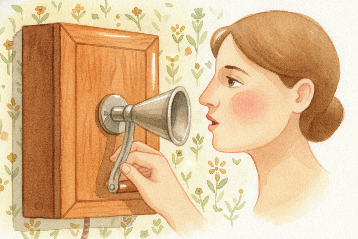While light was stretching the day, another invention was shrinking the distance. In 1876, ++Alexander Graham Bell++ pat