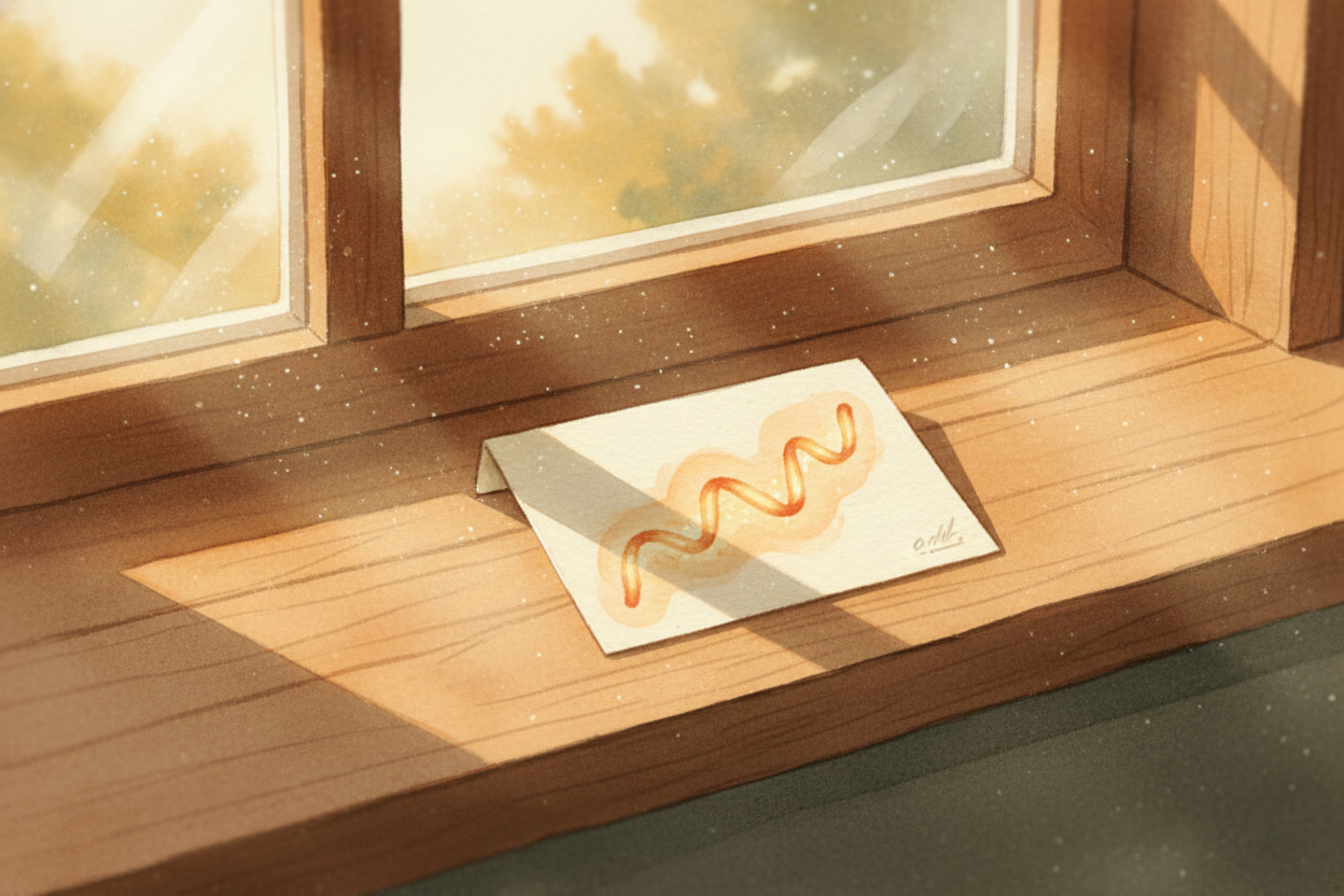 So the next time something seems to appear overnight, smile and remember the sticky note. The note your DNA sends. The n