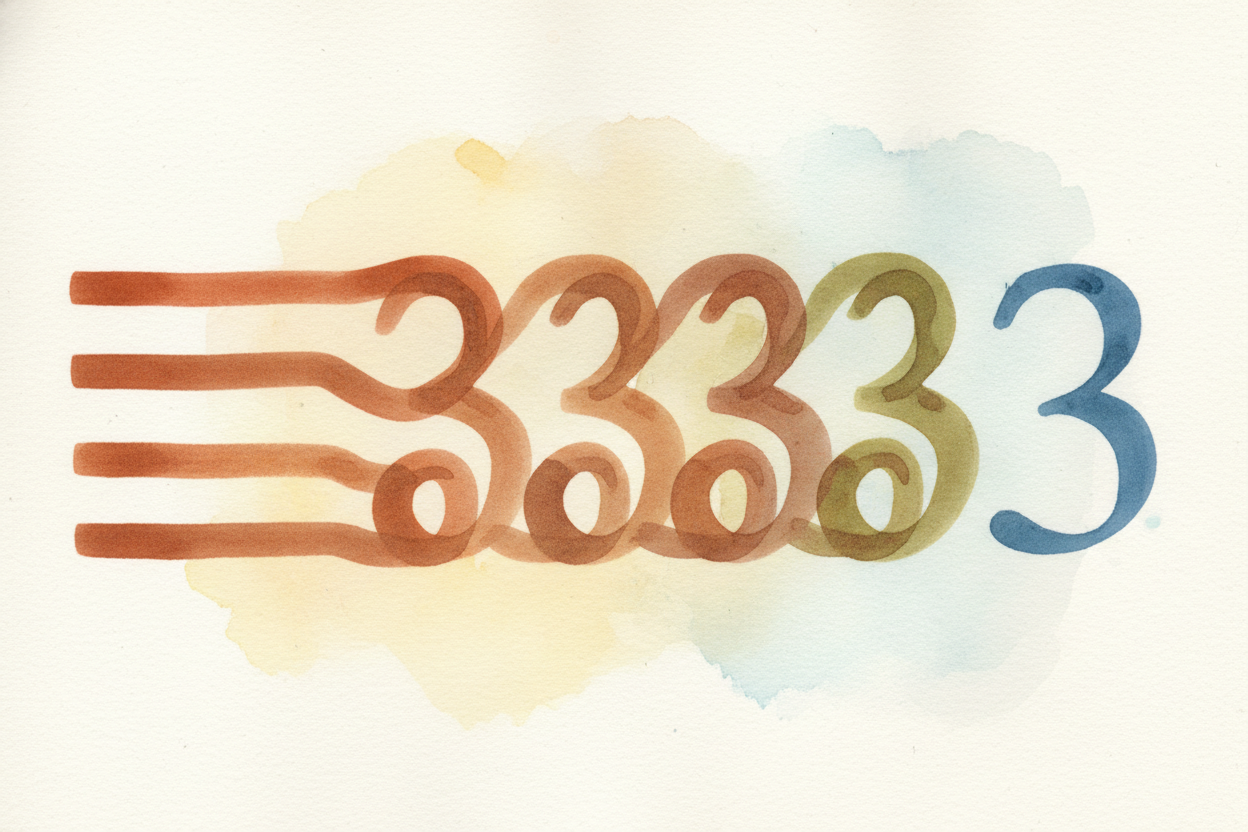 Some shapes encode **little echoes of older meanings**. "1" is just a stroke — one thing, one line. "2" might have start