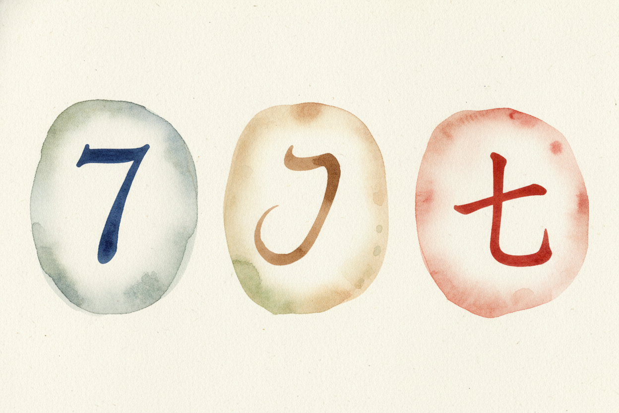 Different cultures tweaked the shapes in different directions. ++Arabic script++ still uses descendants of those same ++