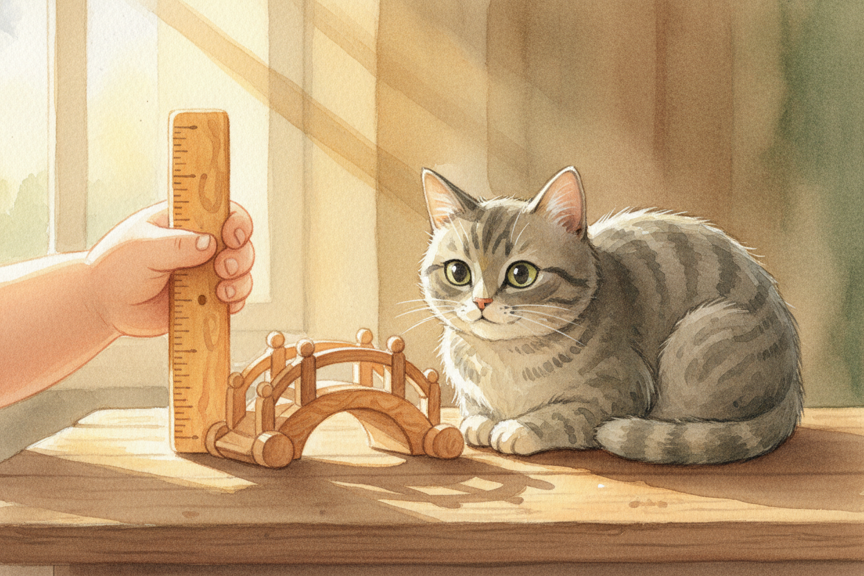 ~~So the next time you use a ruler, remember:~~ you're holding **five thousand years** of people figuring out how to **b