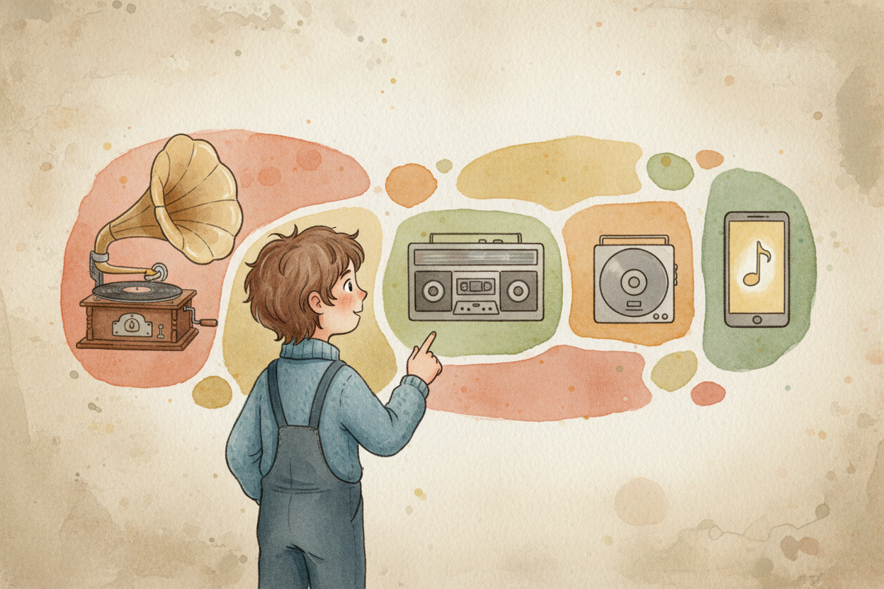 You press a button and music plays. You tap a screen and hear anything ever recorded. ++But before computers, before app