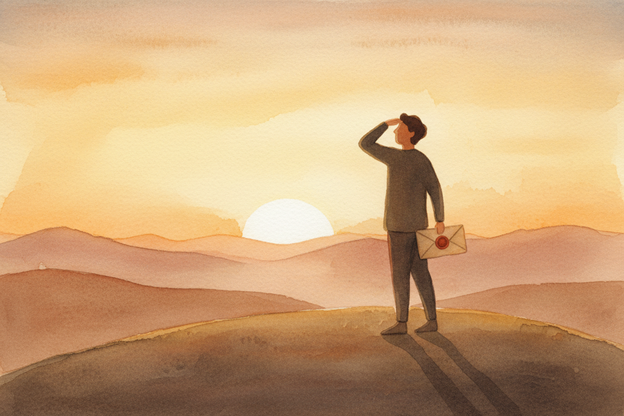 Imagine you need to tell your friend something important, but they live ~~three days' walk away~~. *No phones. No intern