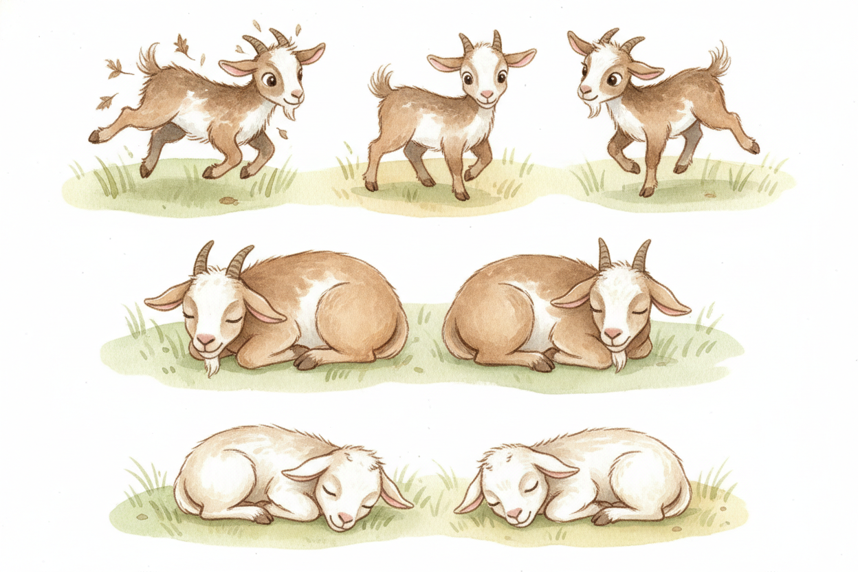 ~~This is the heart of it:~~ **friendly animals had more babies**. If a calm goat got fed and protected while the wild o