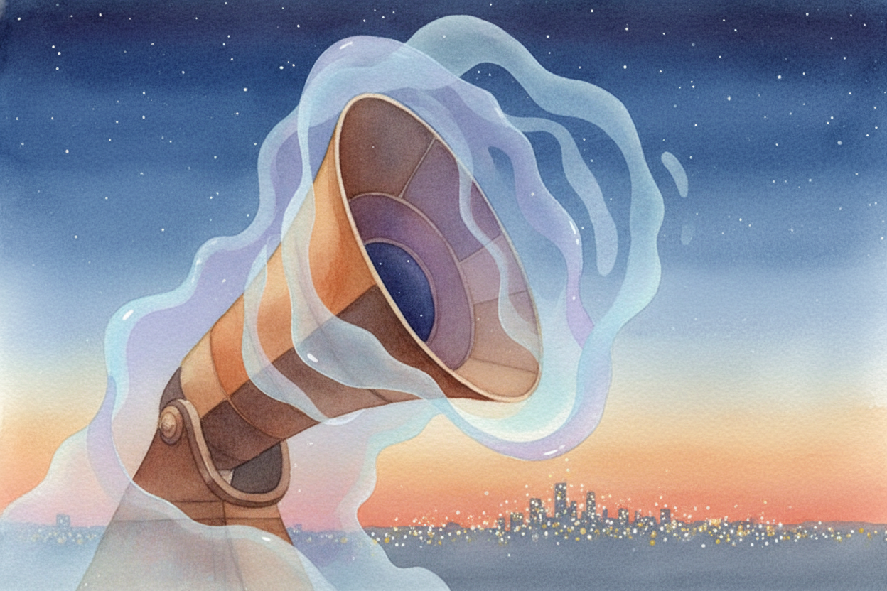 First suspect: ++New York City++, glowing nearby. Maybe its **electric buzz** was leaking into the antenna. They aimed a