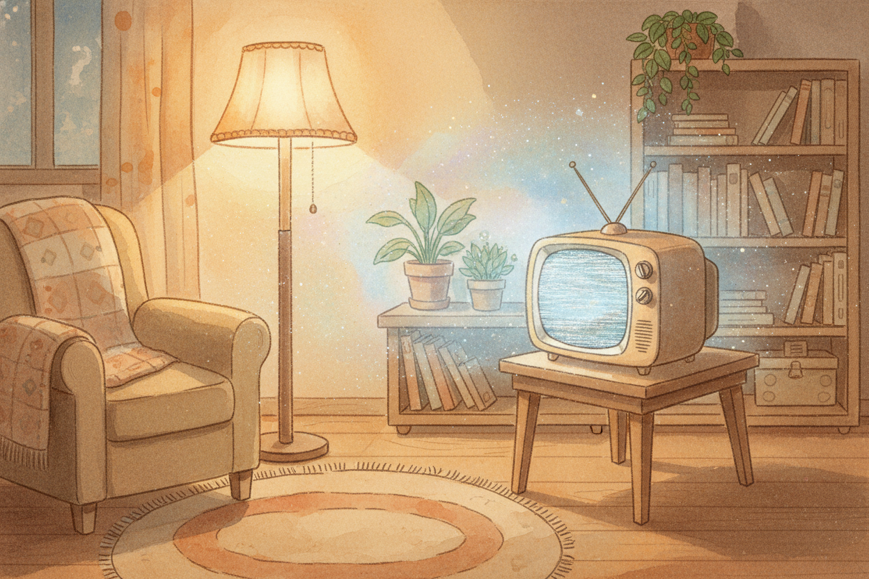 ~~That faint hiss~~ is still all around you right now. **A tiny sliver of the fuzz** on an old untuned TV is this same a