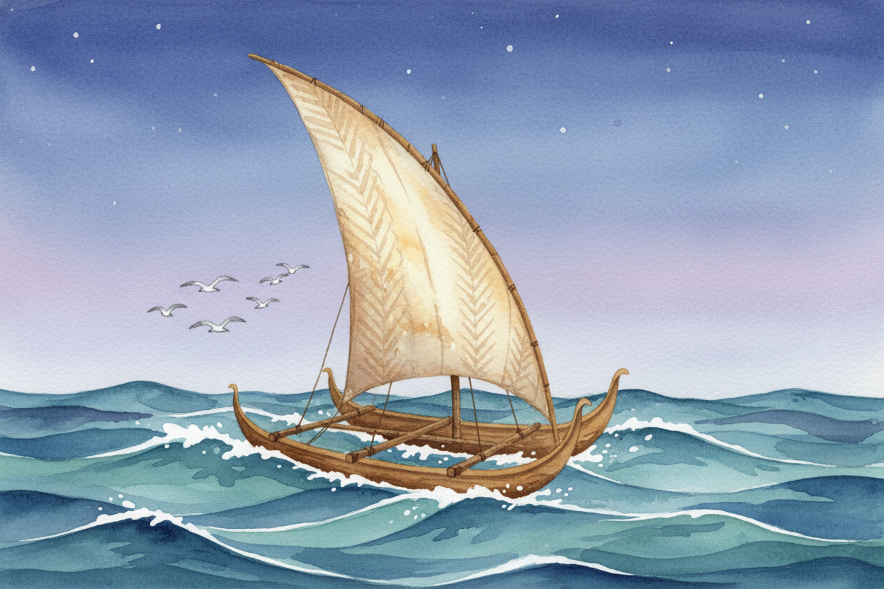 ++Polynesian++ sailors in the Pacific **didn't even use the North Star**—they had their own star map memorized. They als