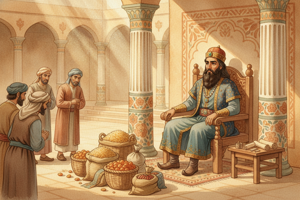 But trust only stretches so far across thousands of miles. So the empire was sliced into big pieces called ++satrapies++