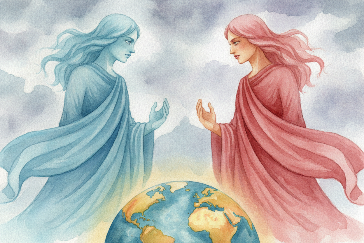 After the Second World War, ~~two giants were left standing~~: the United States and the Soviet Union. They **didn't tru