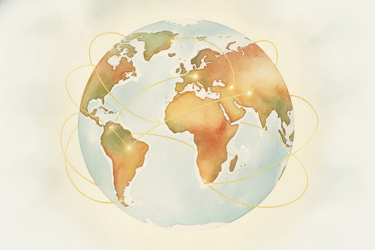 Still, the map of the world was ~~never the same again~~. Continents that had spent thousands of years as **strangers we
