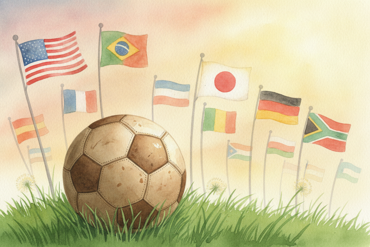 Every four years, the whole planet seems to hold its breath over one bouncing ball. But the World Cup wasn't always here