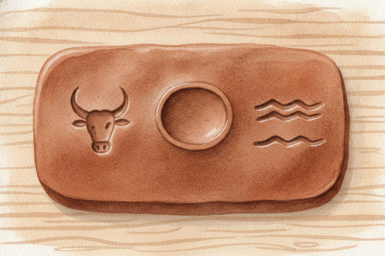 So they ~~ditched the tokens~~ and just kept the marks. People flattened the clay into a tablet and pressed pictures int