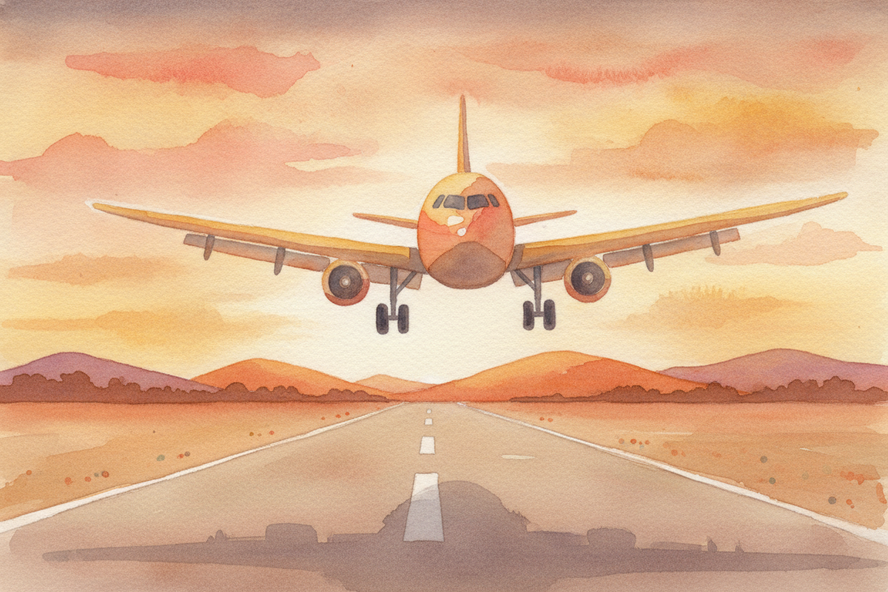 And when it's time to come down, the pilot simply ~~lets lift relax~~ — easing off the engines, tilting the nose, and _s