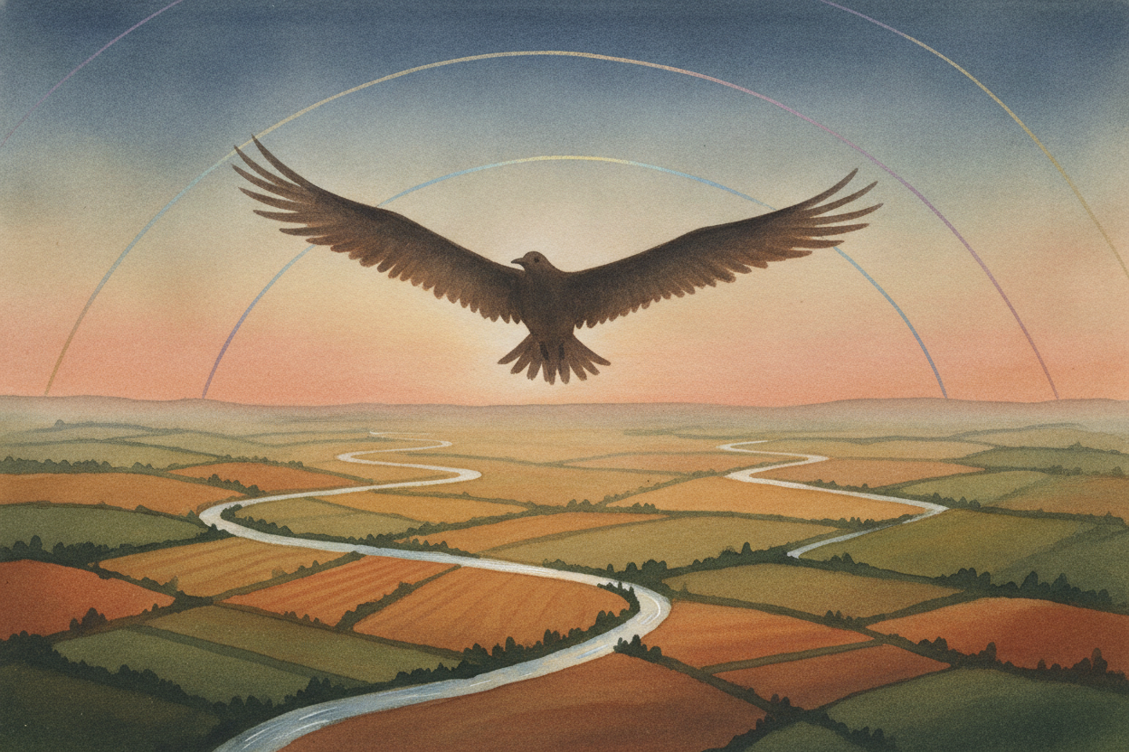 And finding the way home? ~~That's the most amazing trick of all.~~ Some birds carry a kind of **built-in compass** — sp