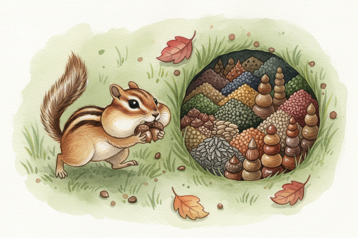 Staying warm burns energy, and energy comes from food — which is exactly what winter doesn't have. So some animals spend
