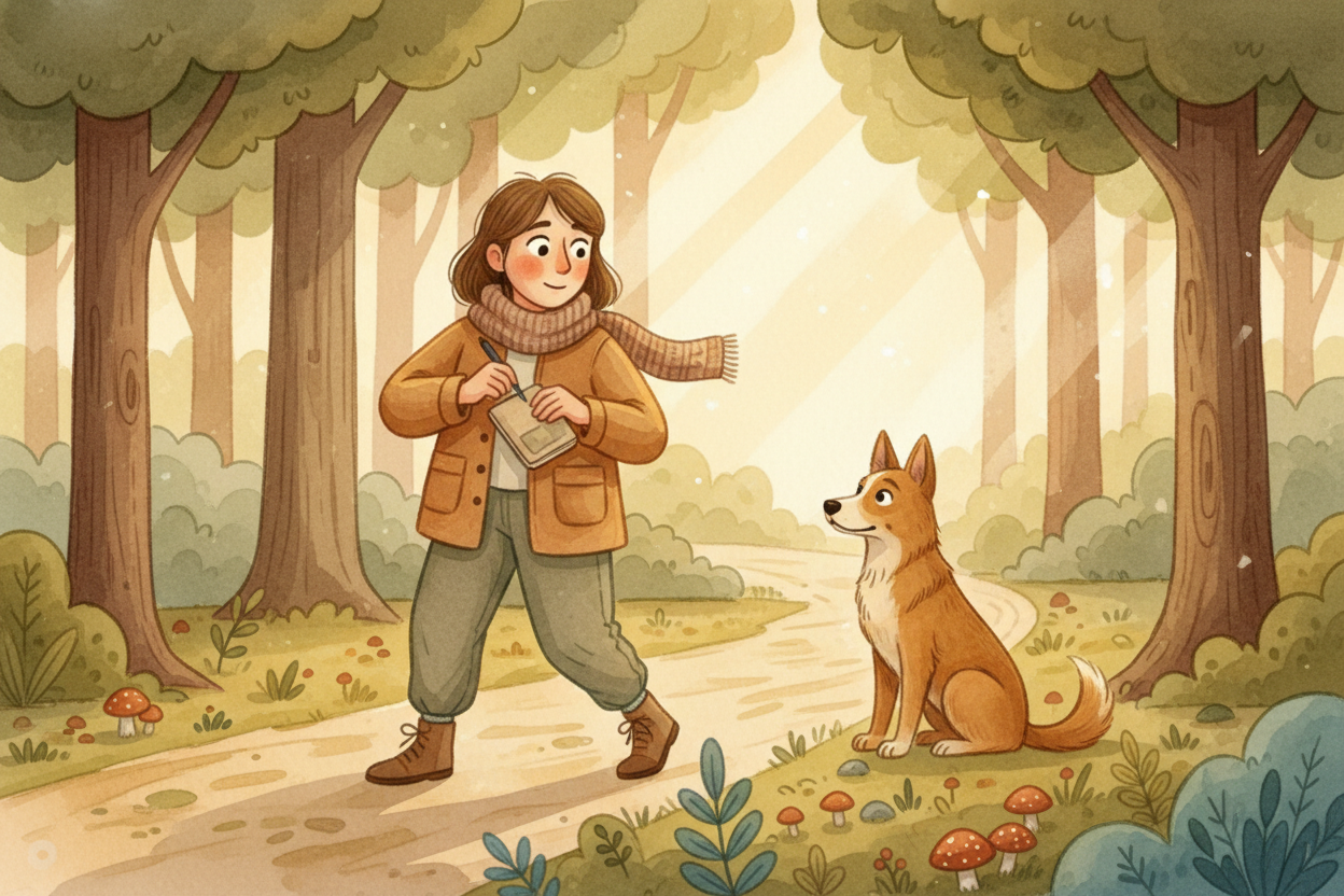 Some ideas arrive while the author is doing something else entirely — washing dishes, walking the dog, half asleep. The 
