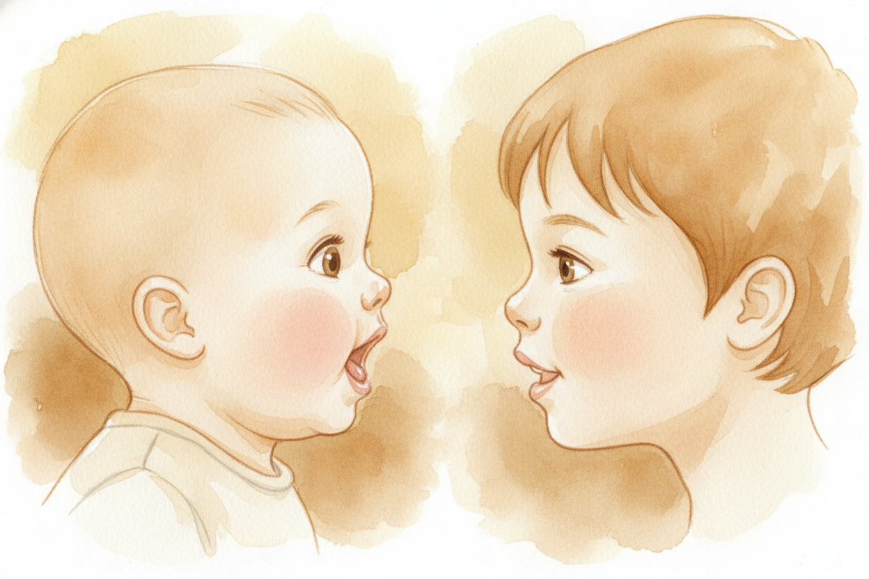 In the first days of life, babies can tell languages apart just by watching a person's face — **even with the sound off*
