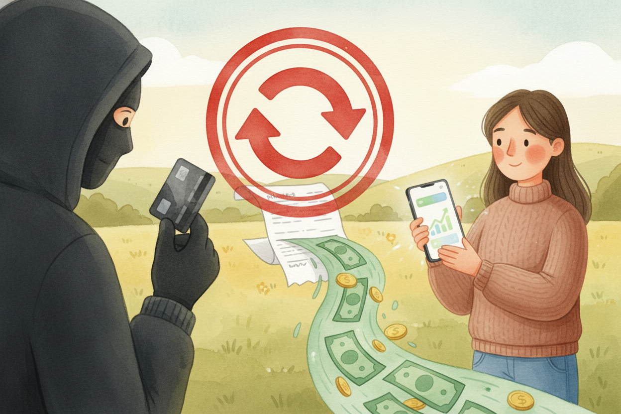And if someone does steal from your account — ~~maybe a hacker, maybe a sneaky waiter~~ who copied your card — you're pr