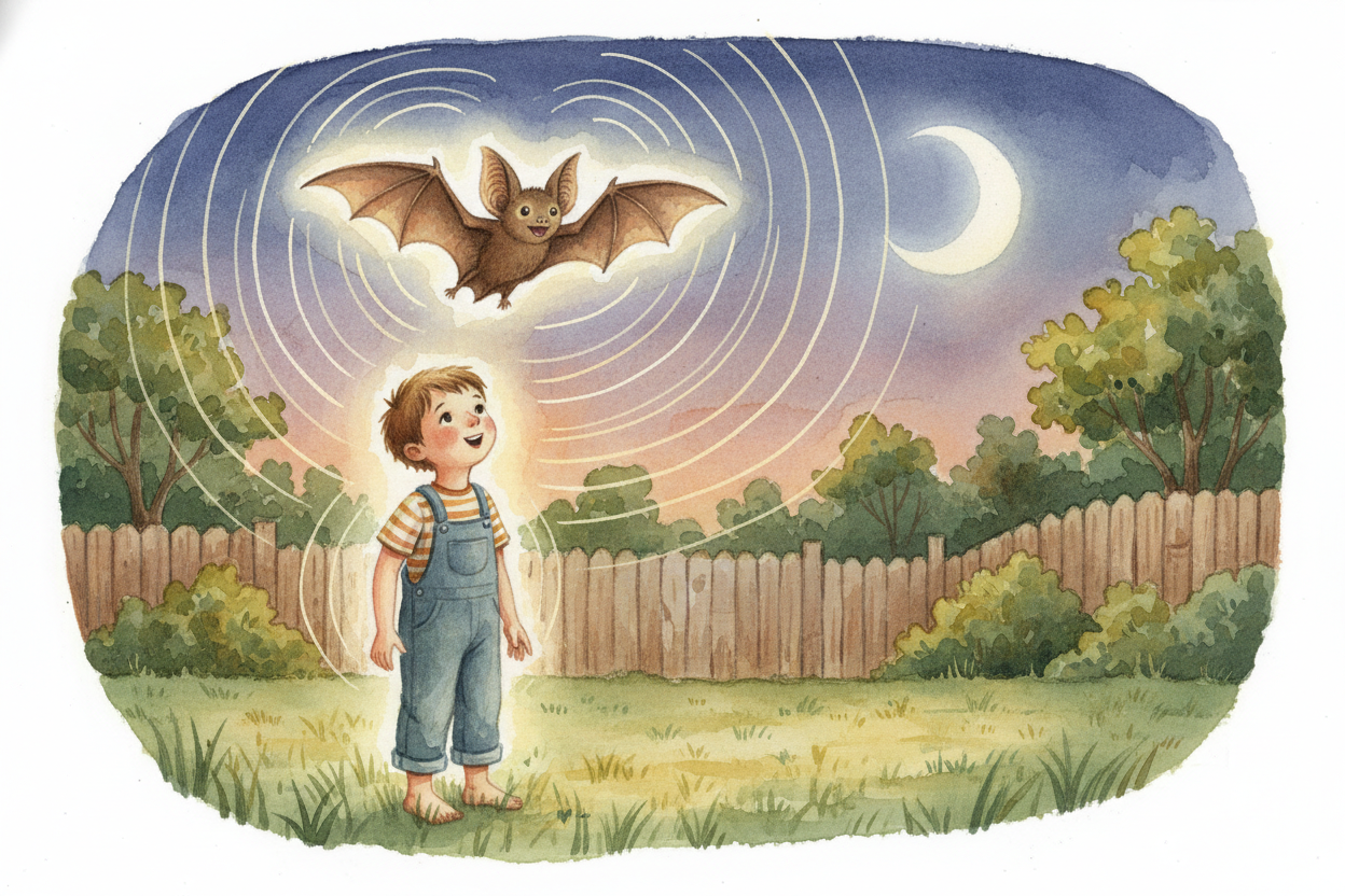 ~~So next time~~ you're outside on a summer night and a bat zips past your head, remember: it's **not bumping around bli