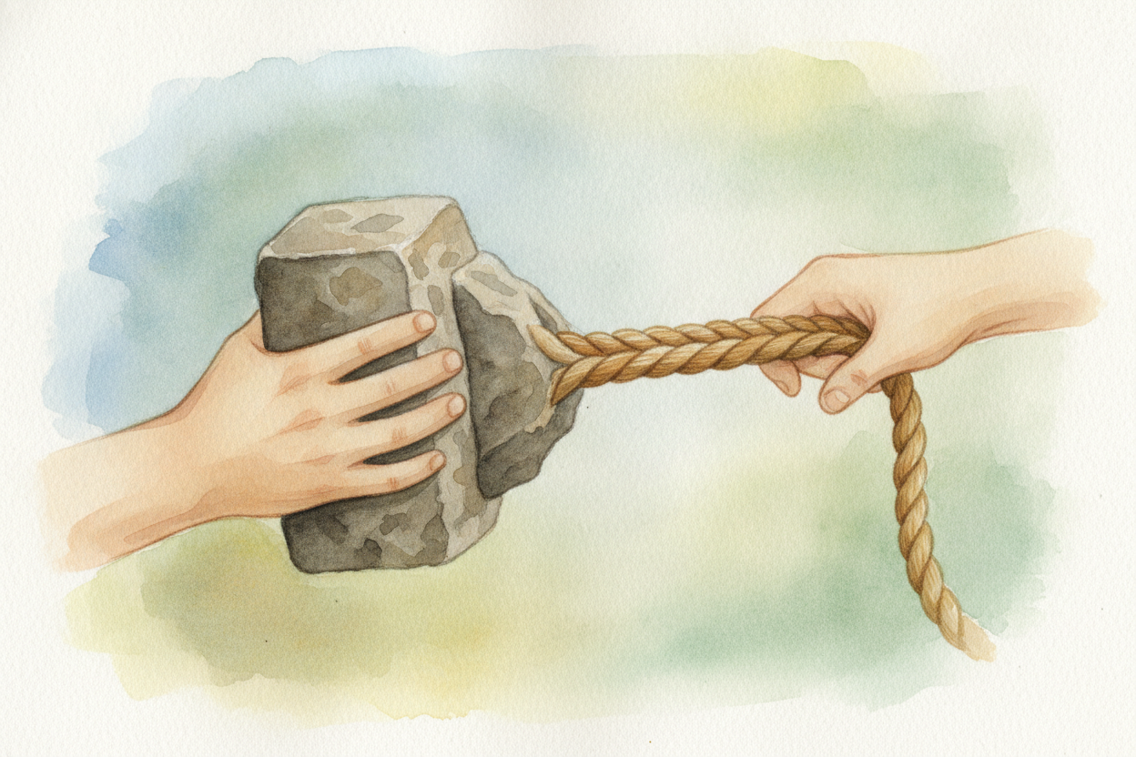 Now, materials have two big feelings, and bridges **play them like instruments**. Some materials hate being squished — ~
