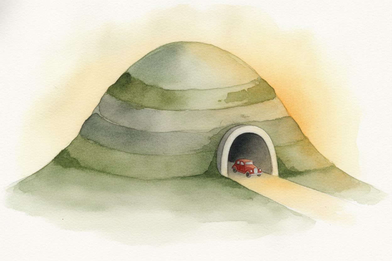 And so the **stubborn mountain** gets a doorway, and the deep sea gets a secret hallway. People who once faced an imposs