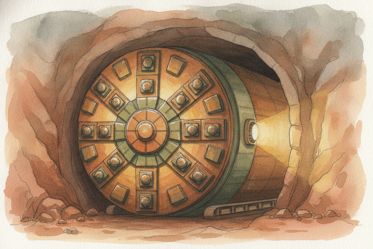 But the real superstar of modern tunneling is a machine so big it has a personality. Meet the ++tunnel boring machine++ 