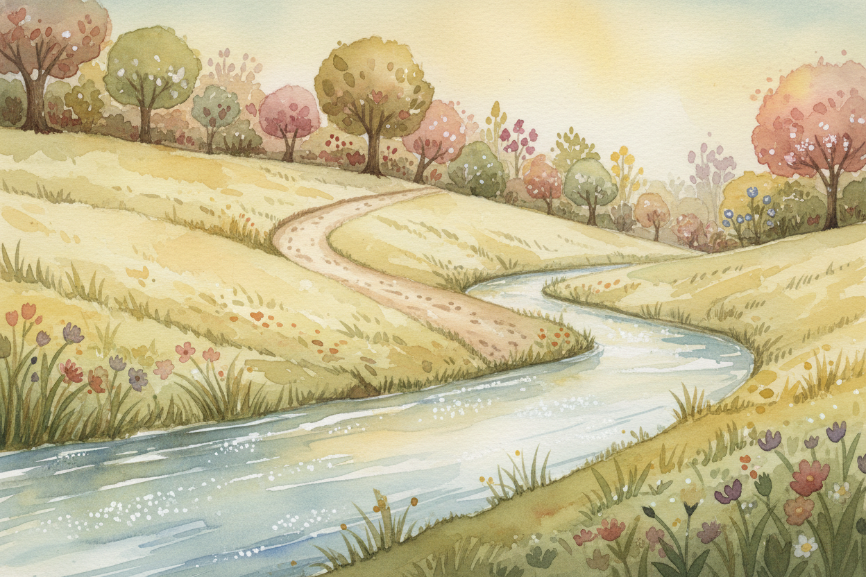 Next come the roads, and roads follow ~~the laziest rule in the world~~: they connect the places people already walk. If