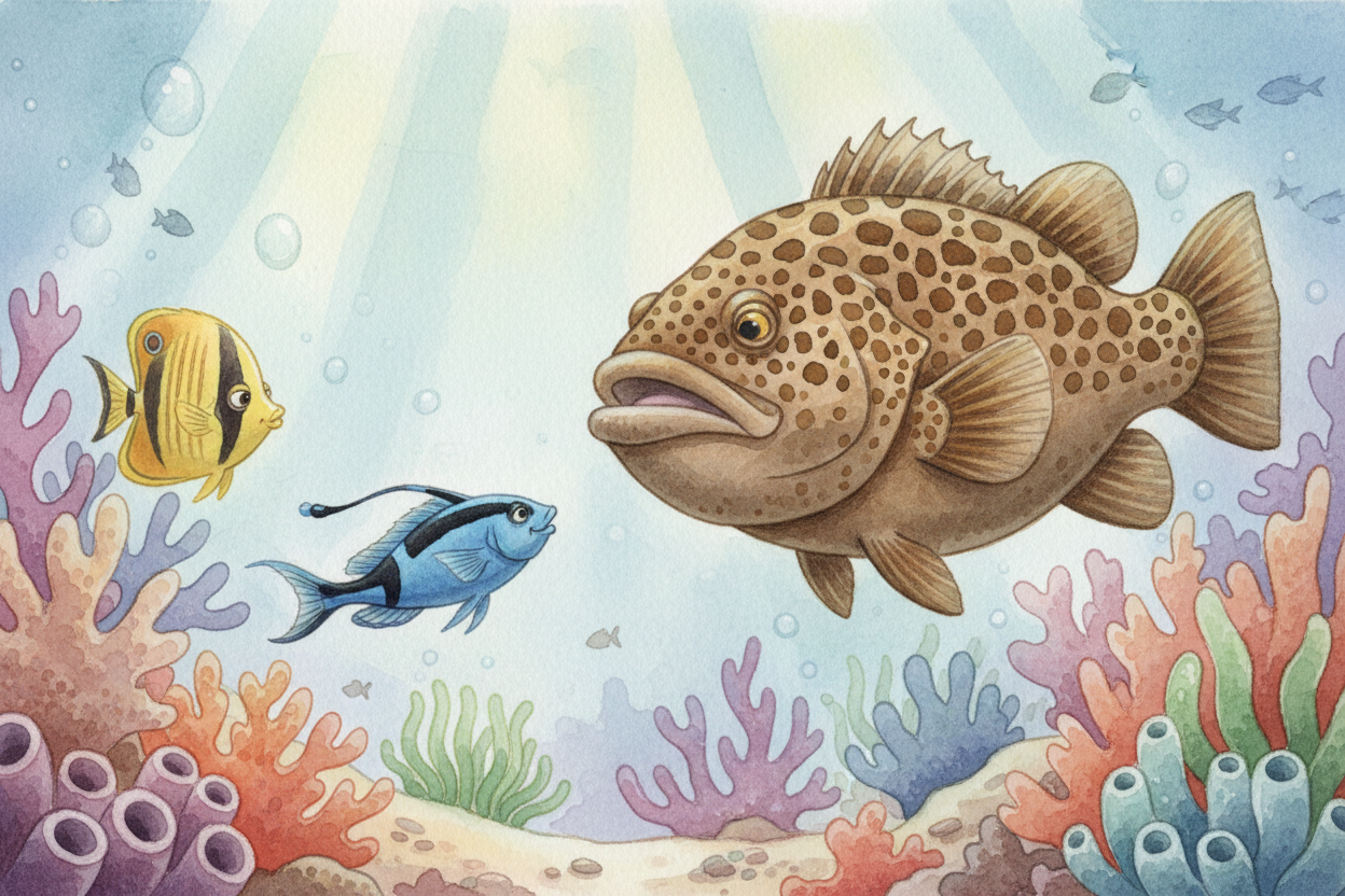 The cleaner wrasse even has **favorite customers**. If a regular client — say, a grouper that visits every morning — sho