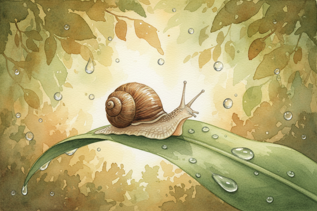 These tiny droplets do fall, actually — about **one centimeter per second**. That's *slower than a snail crawls*. ~~But 