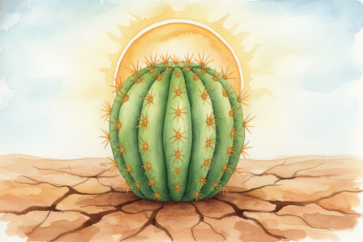 The desert is a tricky place to be a plant. Rain might fall once this year, or maybe not until next year. The sun beats 