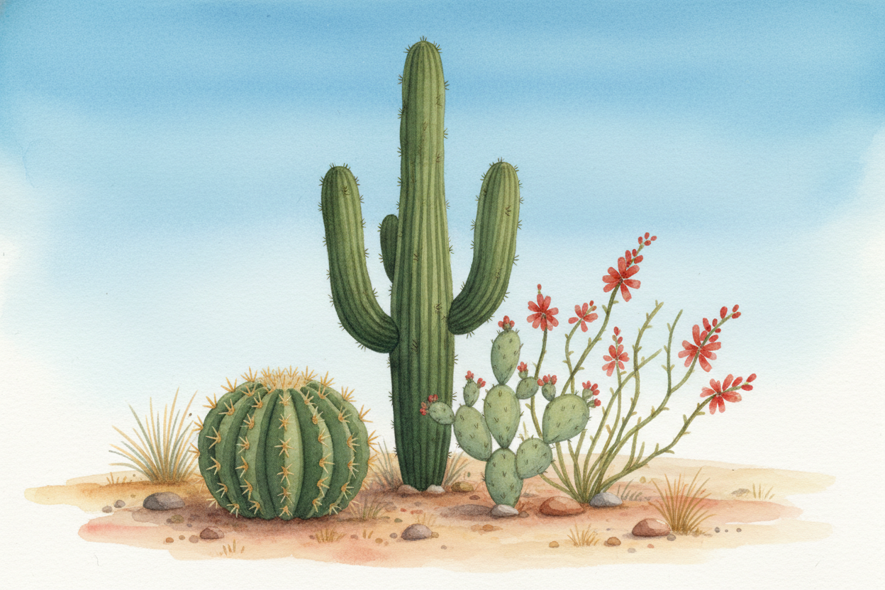 So the next time you see a cactus standing fat and happy in the middle of a baking desert, you'll know the truth. ~~It's