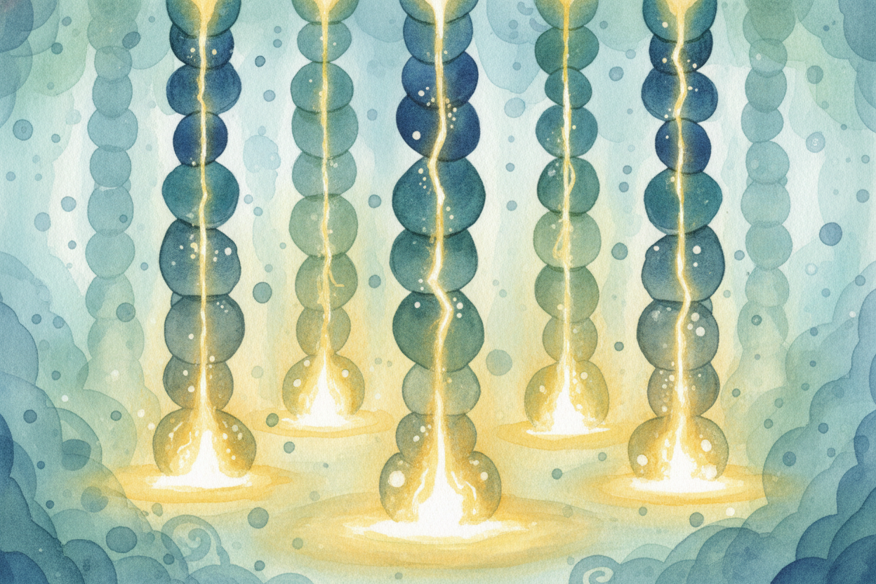 ~~Now here's the clever part.~~ Remember those thousands of electrocytes stacked in columns? When they all fire together
