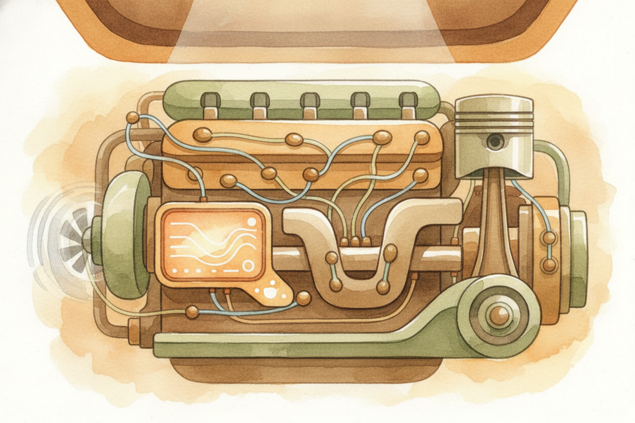 Modern engines have gotten **incredibly precise**. ++Computers++ control the timing of every spark, the exact amount of 